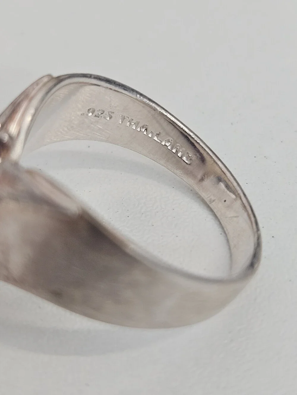 925 Lavaggi Angel Sterling Silver Ring Size 8 US